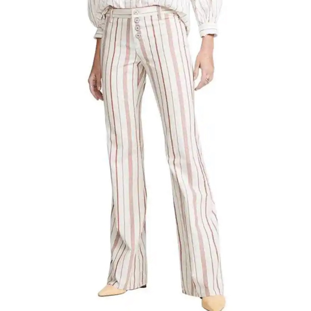 Nili Lotan Ely Cotton & Linen Pants